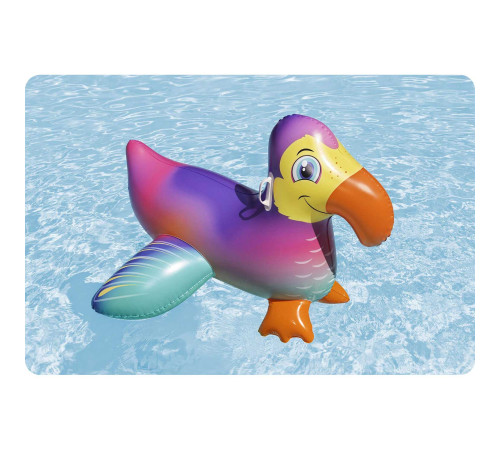 Dmuchany materac do pływania dla dzieci tukan wodny 141cm Bestway