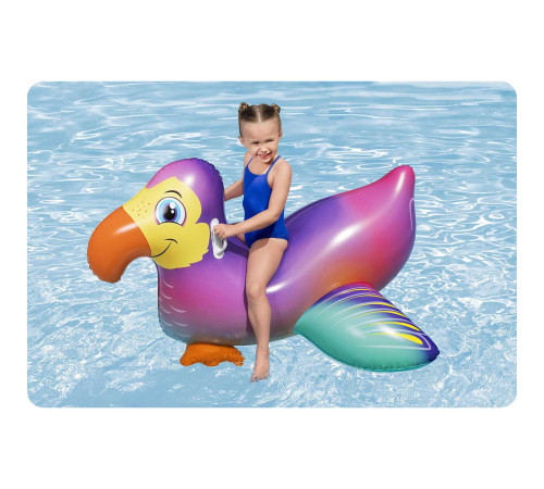 Dmuchany materac do pływania dla dzieci tukan wodny 141cm Bestway