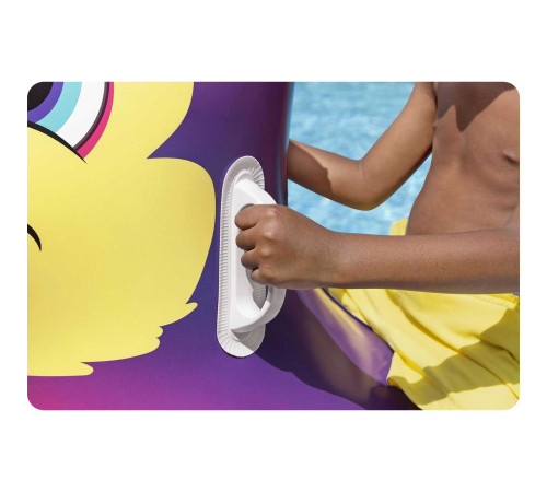 Dmuchany materac do pływania dla dzieci tukan wodny 141cm Bestway