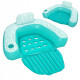 Крісло надувне для плавання Bestway Comfort Plush Pro 43719 145 х 120 см, бірюзове