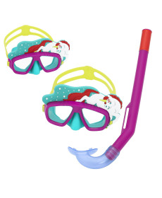 Zestaw do nurkowania dla dzieci różowy Bestway 24059