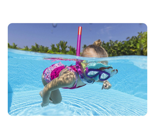 Zestaw do nurkowania dla dzieci różowy Bestway 24059