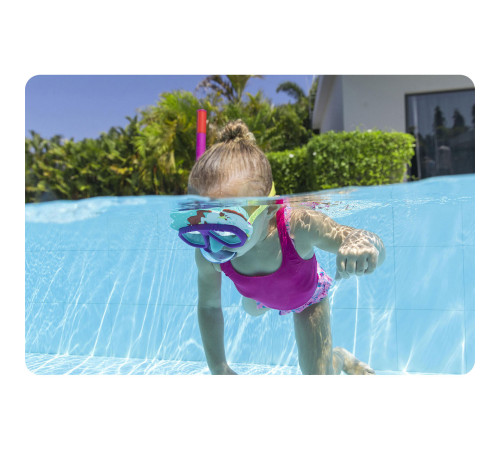 Zestaw do nurkowania dla dzieci różowy Bestway 24059