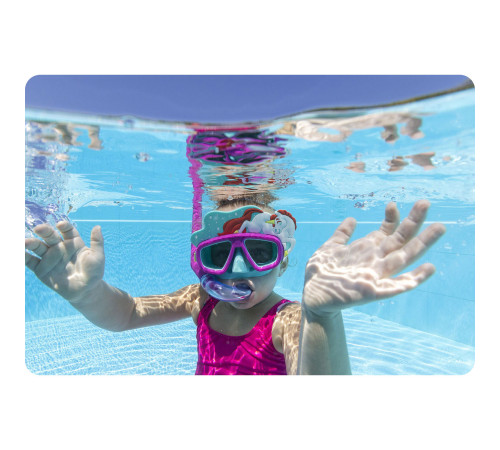 Zestaw do nurkowania dla dzieci różowy Bestway 24059