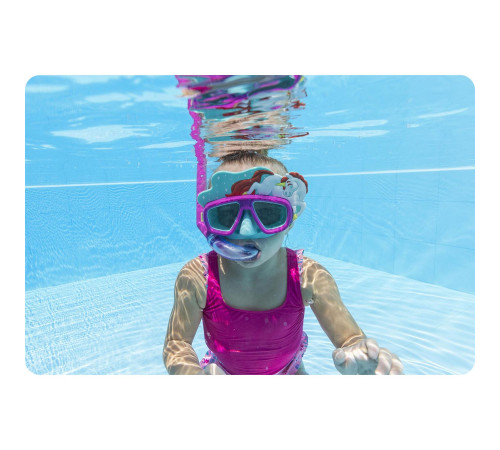 Zestaw do nurkowania dla dzieci różowy Bestway 24059