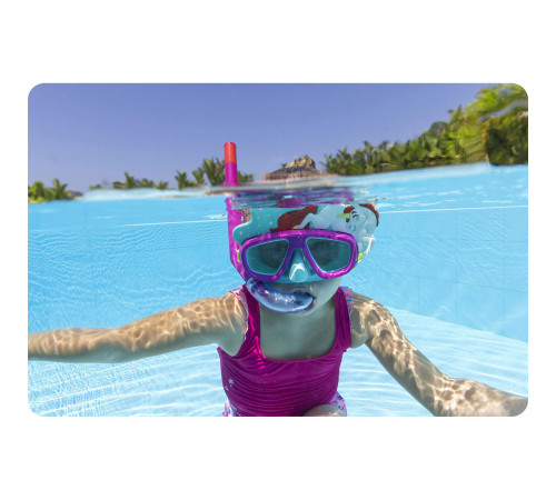 Zestaw do nurkowania dla dzieci różowy Bestway 24059