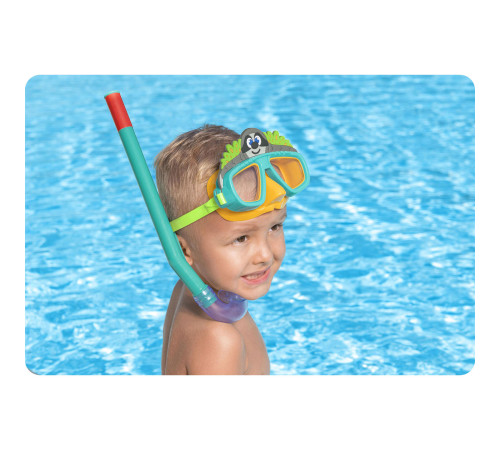 Zestaw do nurkowania dla dzieci turkusowy Bestway 24059