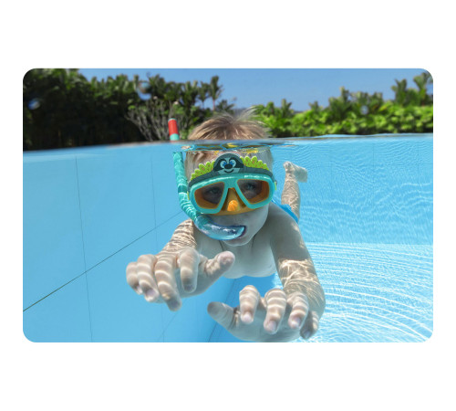 Zestaw do nurkowania dla dzieci turkusowy Bestway 24059