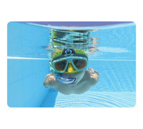 Zestaw do nurkowania dla dzieci turkusowy Bestway 24059