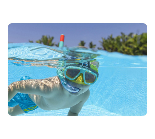 Zestaw do nurkowania dla dzieci turkusowy Bestway 24059