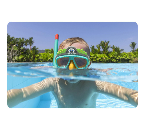 Zestaw do nurkowania dla dzieci turkusowy Bestway 24059