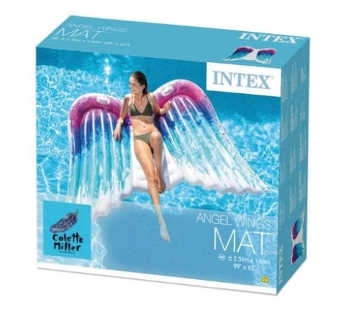 Пліт надувний Intex 58786 Крила ангела, 160 x 251 см Пліт надувний Intex 58786 Крила ангела, 160 x 251 см