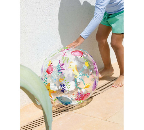 Dmuchana piłka plażowa podwodny świat 51 cm INTEX 59040