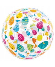М'яч надувний пляжний INTEX 59040 Веселі рибки, 51 см