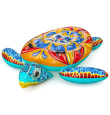 Dmuchany materac do pływania żółw 186 x 168 cm Bestway 41523