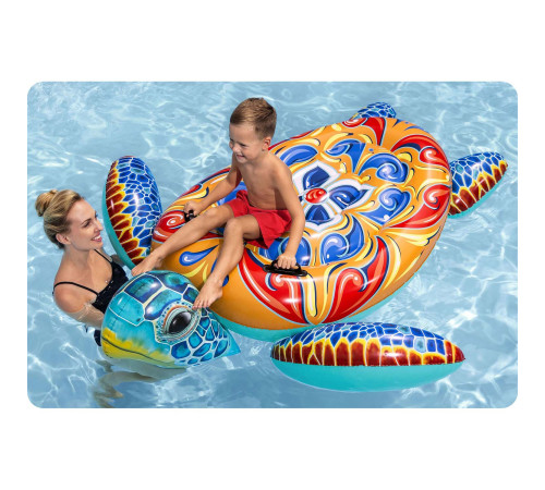 Dmuchany materac do pływania żółw 186 x 168 cm Bestway 41523