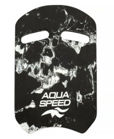 Дошка для плавання Aqua Speed SWIRL PULLBUOY 61245 43 х 28 х 3,6 см, чорно-біла