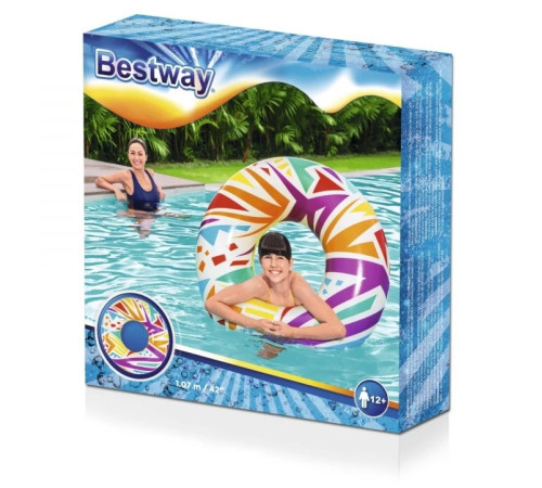 Коло надувне Bestway 36228-light Геометрія, 107 см Коло надувне Bestway 36228-light Геометрія, 107 см
