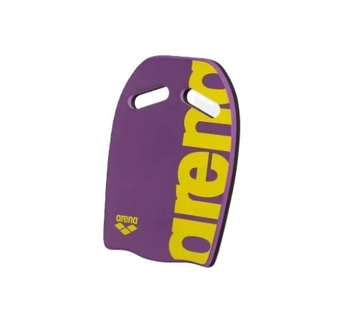 Дошка для плавання Arena KICKBOARD 40 х 27,5 х 2,5 см, фіолетово-жовта