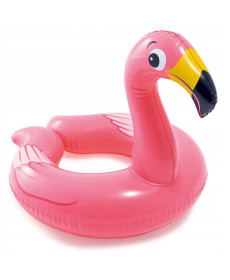 Коло надувне для плавання Intex 59220-flamingo Фламінго, 76 х 55 см