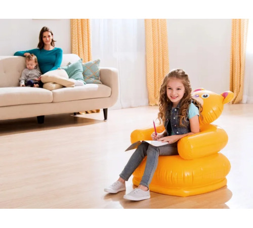 Крісло надувне для дітей INTEX 68556 Веселий ведмедик 65 х 64 х 72 см