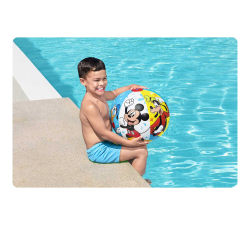 М’яч надувний пляжний Bestway 91098 Міккі, 51 см
