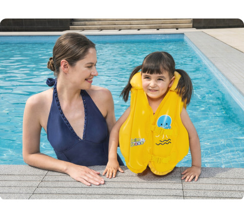 Жилет для плавання Bestway 32034, жовтий