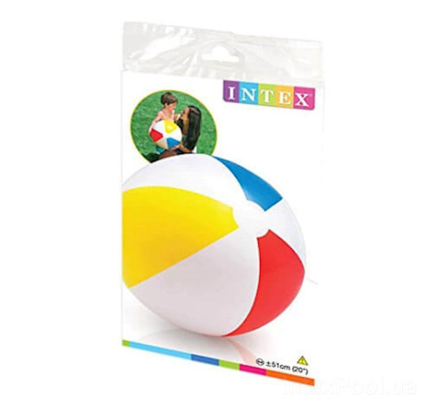 М'яч надувний Intex 59020, 51 см М'яч надувний Intex 59020, 51 см