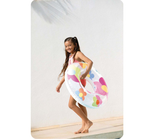 Koło do pływania kwiaty 81 cm INTEX 59259