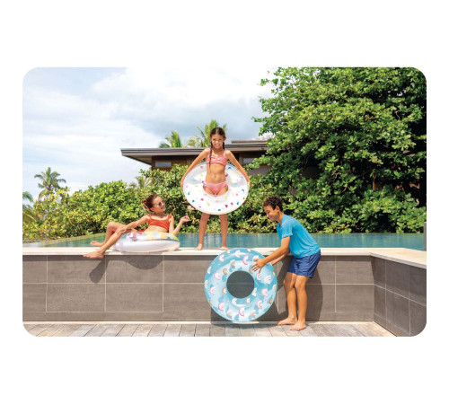 Koło do pływania kwiaty 81 cm INTEX 59259