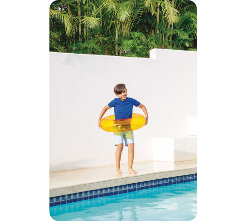 Koło do pływania pomarańczowe 76 cm INTEX 59260