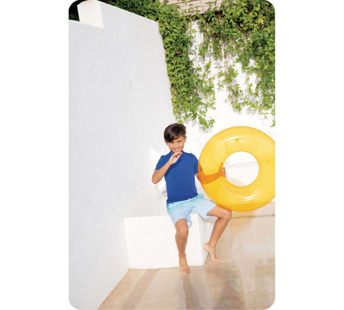 Koło do pływania pomarańczowe 76 cm INTEX 59260