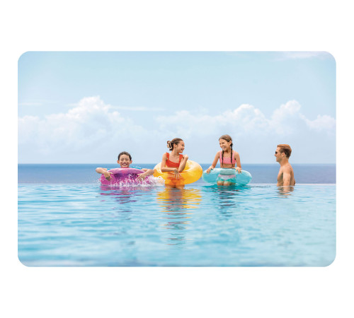 Koło do pływania pomarańczowe 76 cm INTEX 59260