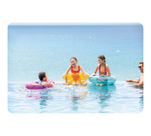 Koło do pływania pomarańczowe 76 cm INTEX 59260