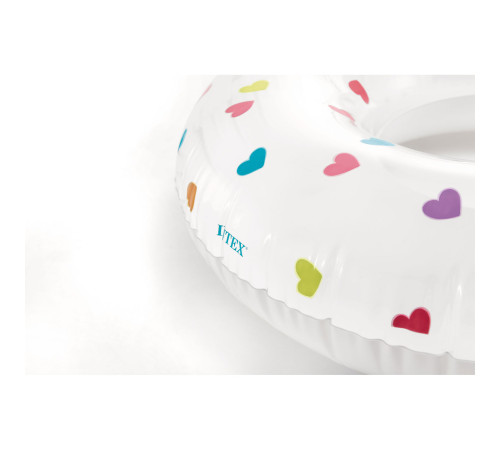 Koło do pływania serca 81 cm INTEX 59259