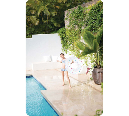 Koło do pływania serca 81 cm INTEX 59259