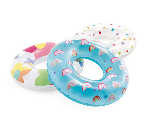 Koło do pływania serca 81 cm INTEX 59259