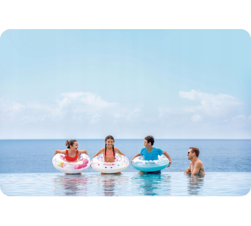 Коло надувне для плавання INTEX 59259 Серця, 81 см