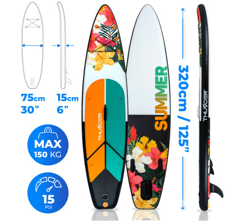 Надувна SUP дошка (Сапборд) THUNDER NOX 320