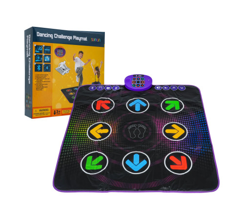 Музичний танцювальний килимок Ramiz SLW9817C, чорний