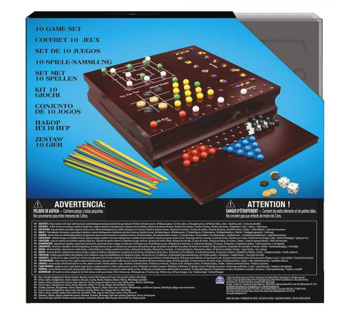 Набір настільних ігор Spin Master "10 класичних ігор"