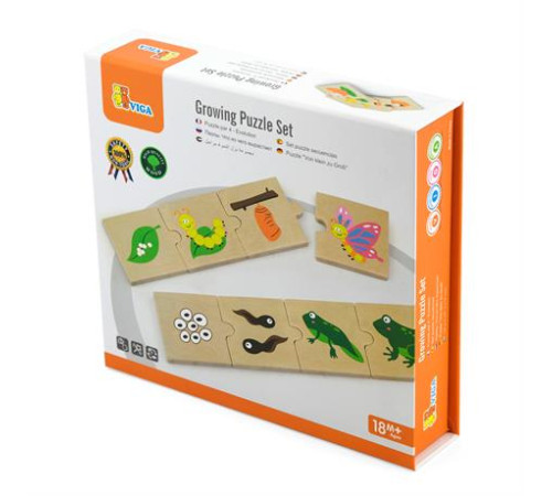 Логічний пазл Viga Toys Що з чого виростає 24 ел. (51609) Логічний пазл Viga Toys Що з чого виростає 24 ел. (51609)