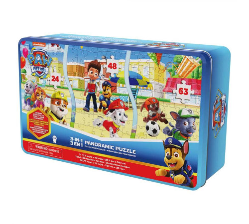 Пазл Spin Master Панорама 3в1 "Щенячий патруль" 78 х 38 см, 135 ел.