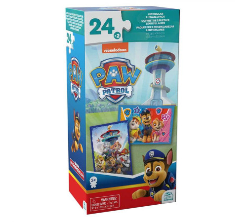 Пазл переливний Spin Master 2в1 "Щенячий патруль" 22,8 х 15,2 см, 48 ел