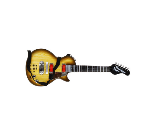 Дитяча електрогітара + навушники з мікрофоном Enjoy ZMU.HK-9080B.WOOD, коричнева