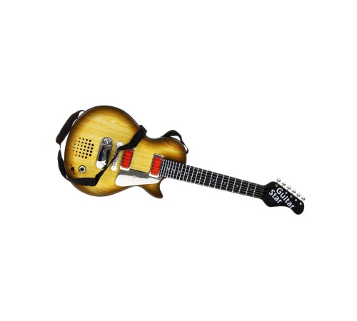 Дитяча електрогітара + навушники з мікрофоном Enjoy ZMU.HK-9080B.WOOD, коричнева