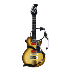 Дитяча електрогітара + навушники з мікрофоном Enjoy ZMU.HK-9080B.WOOD, коричнева