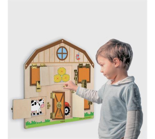 Бізіборд Viga Toys Будиночок на фермі (51627FSC) Бізіборд Viga Toys Будиночок на фермі (51627FSC)