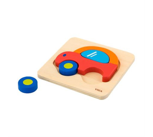 Дерев'яний мініпазл Viga Toys Машинка (50172) Дерев'яний мініпазл Viga Toys Машинка (50172)