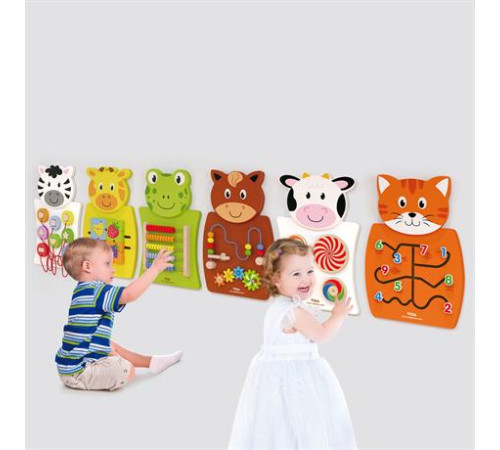 Бізіборд Viga Toys Жабка з рахівницею (50679FSC) Бізіборд Viga Toys Жабка з рахівницею (50679FSC)